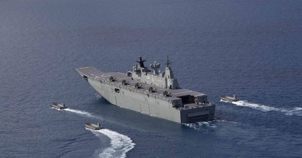 Jenderal TNI Penuhi Undangan Kunjungi LHD HMAS Adelaide