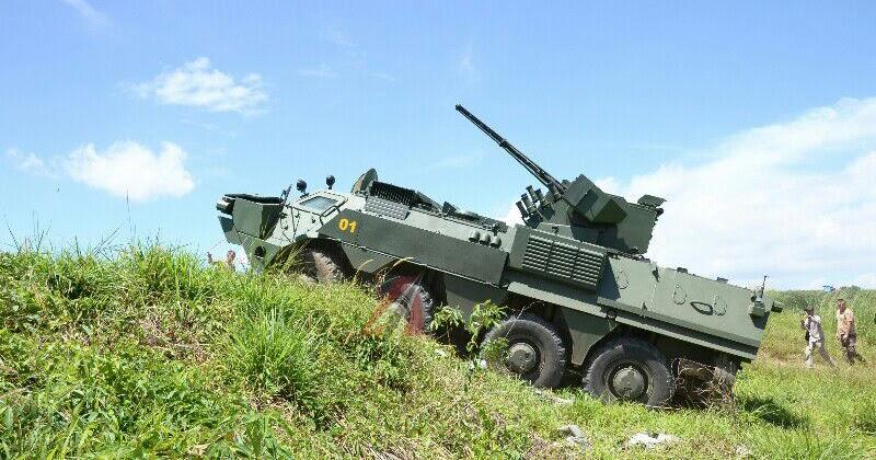 Korps Marinir Lakukan Uji Tembak BTR-4M