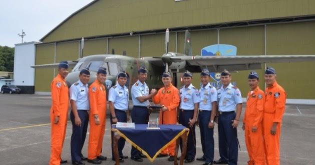 Tiga Tahun Diperbaiki, Casa A-2108 Skadron Udara 4 Lanud Abdurahman Saleh Diserahkan