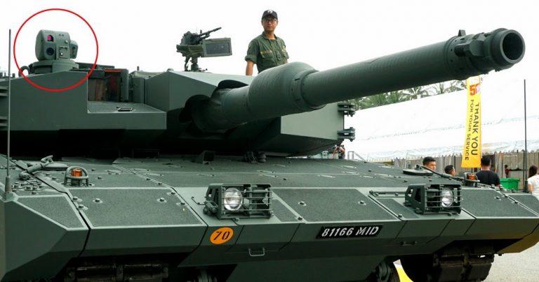 Leopard 2A4SG Kini Dilengkapi Sistem Optik ELOP COAPS