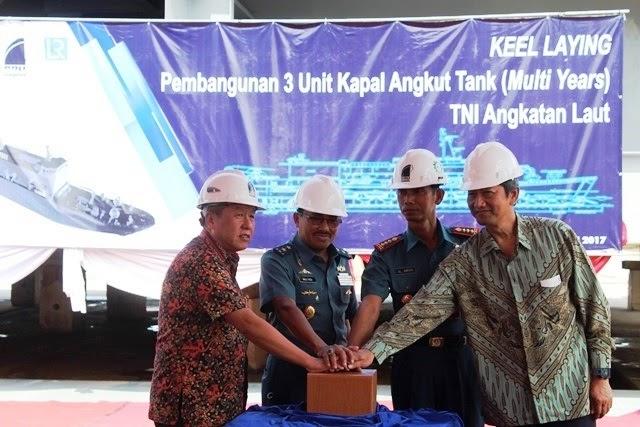 Ceremony of Keel Laying, 3 Unit Kapal Pengangkut Tank Mulai Dibangun