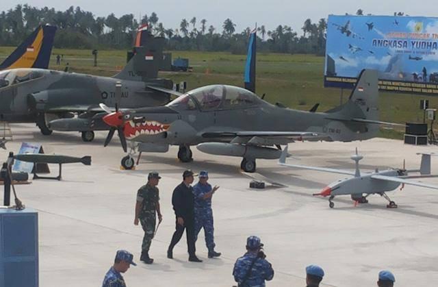 Perbatasan RI-Malaysia Dijaga Skadron Tempur & UAV