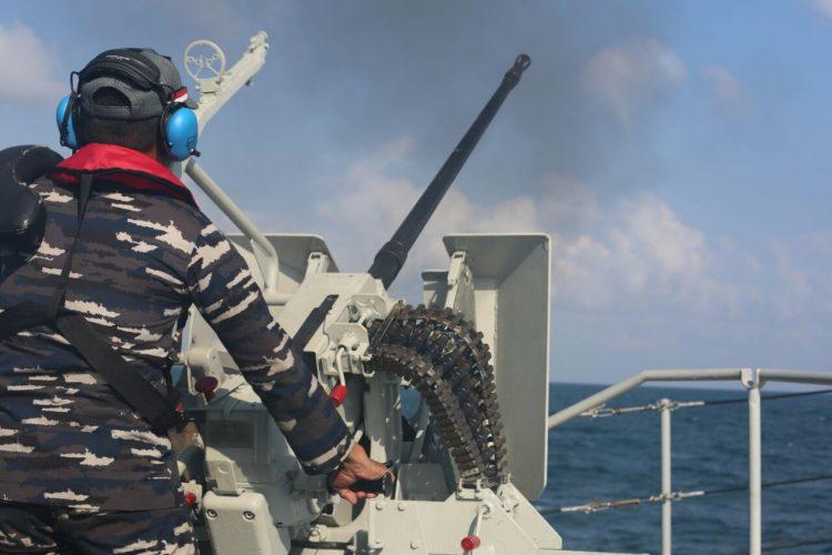 Latihan Kapal Perang Indonesia dan Singapura 2017
