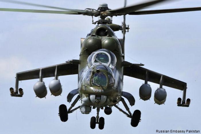 Rusia Tuntas Kirimkan 20 Heli Serang Mi-35M ke Pakistan