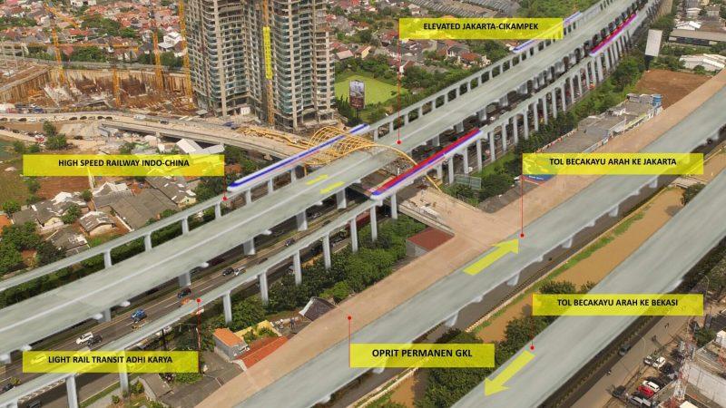 Jalan Layang Jakarta – Cikampek, Tahap Pasang Pondasi