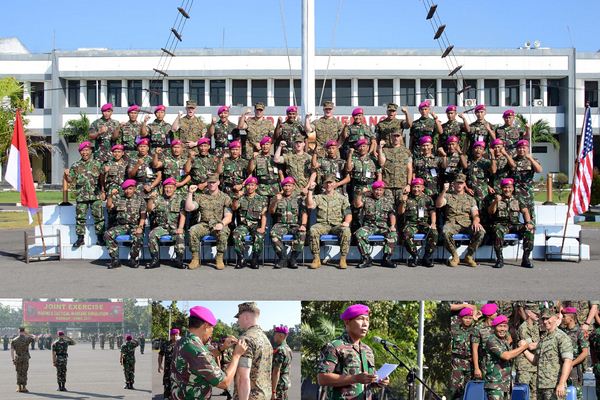 Wow, Marinir Indonesia-Amerika Latihan Perang Bersama