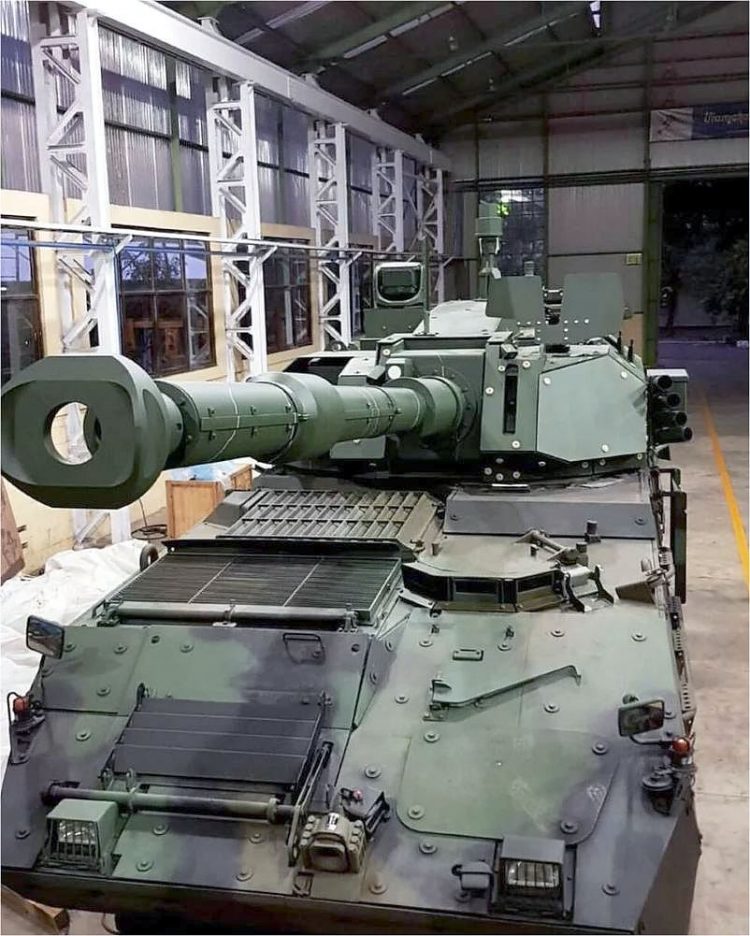 Tank Pandur II Dipasang Turret Canon 105mm