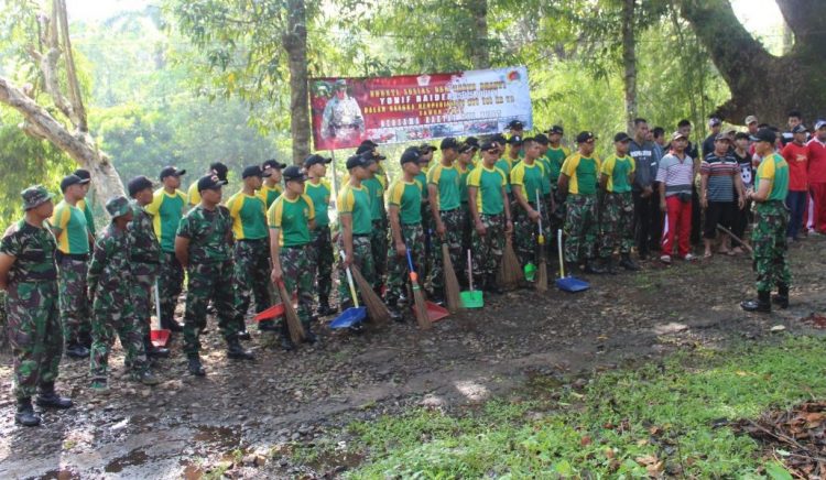 Yonif Raider 515 Kostrad Tumbuhkan Jiwa Gotong Royong