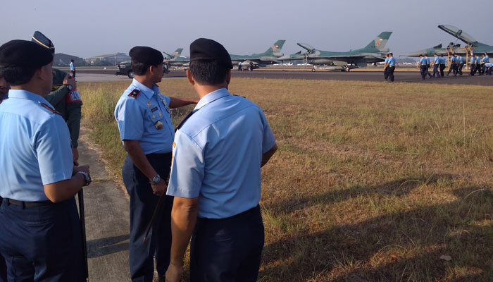 Pesawat Tempur TNI AU Kembali ke Homebase