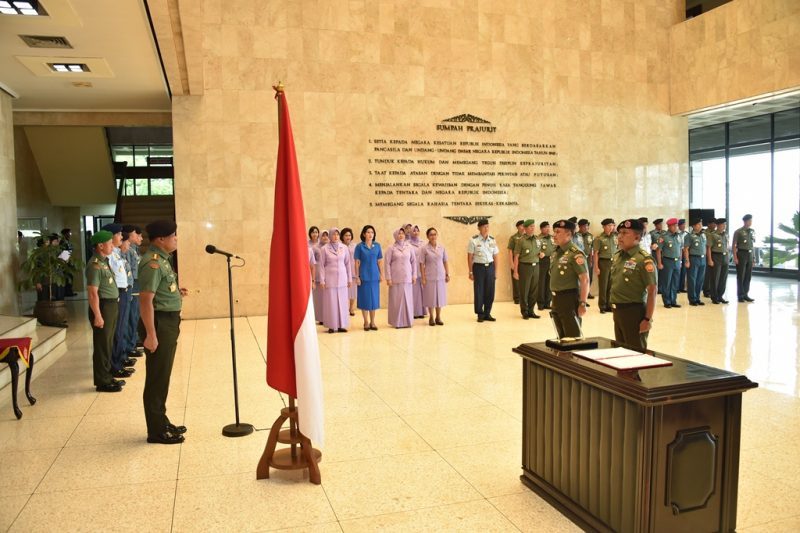 Panglima TNI Pimpin Serah Terima Jabatan Asisten Teritorial