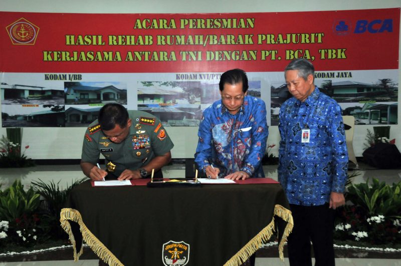 Rehabilitasi Rumah Dinas dan Barak Prajurit TNI