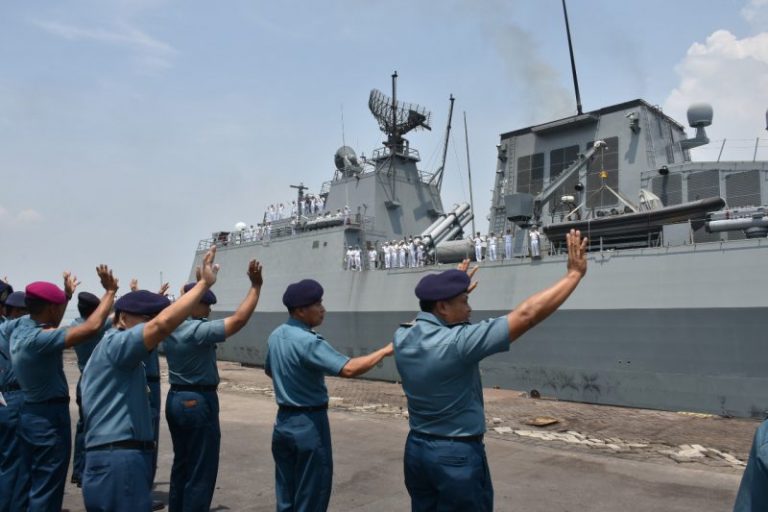 Dua Kapal Perang Korea Selatan Tinggalkan Surabaya
