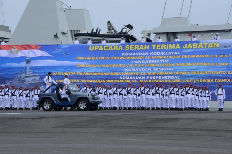 Kasal Pimpin Sertijab 8 Jabatan Strategis TNI AL