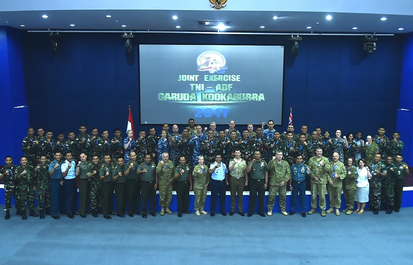 TNI dan ADF Latihan Bersama Garuda Kookaburra 2017