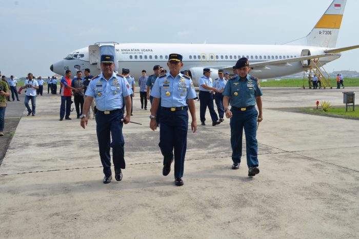 Kunjungan Kasau ke Joint Baseops Lanudal Juanda Surabaya