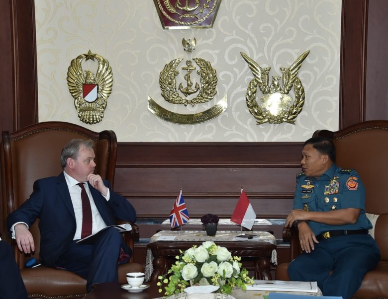 Kasum TNI Terima Kunjungan Menmud Pertahanan Inggris
