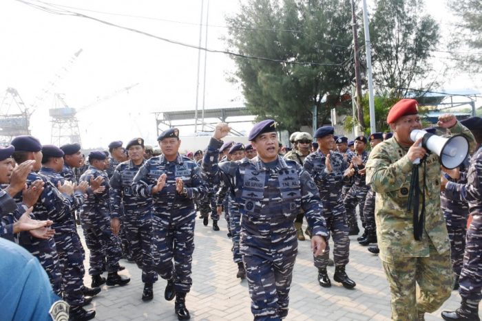Kasal Gelar Exit Briefing Personel TNI AL Wilayah Barat