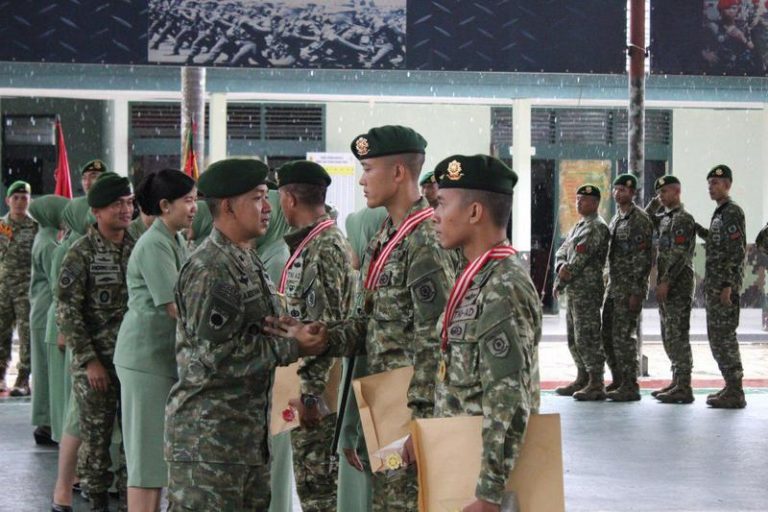 Danyonif PR 431 Kostrad Pimpin Korps Raport Pindah Satuan