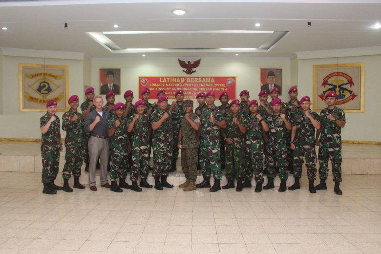 Latihan Bersama USMC dan Korps Marinir TNI AL