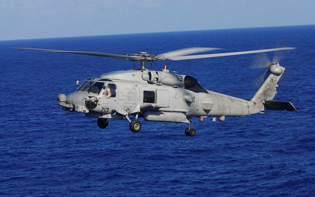 MH-60R AS Jatuh di Guam Akibat Salah Perawatan