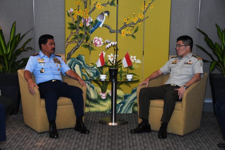 Panglima TNI Kunjungi Pangab Singapura