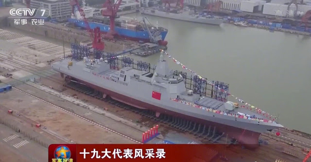 Wow, China Luncurkan 2 Destroyer Canggih