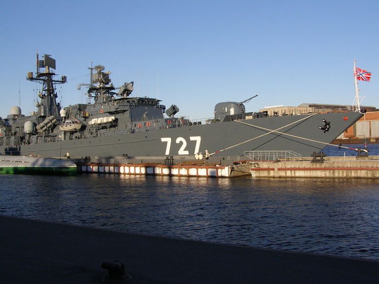 Frigat Rusia Latihan Pertahanan 3 Matra di Teluk Aden