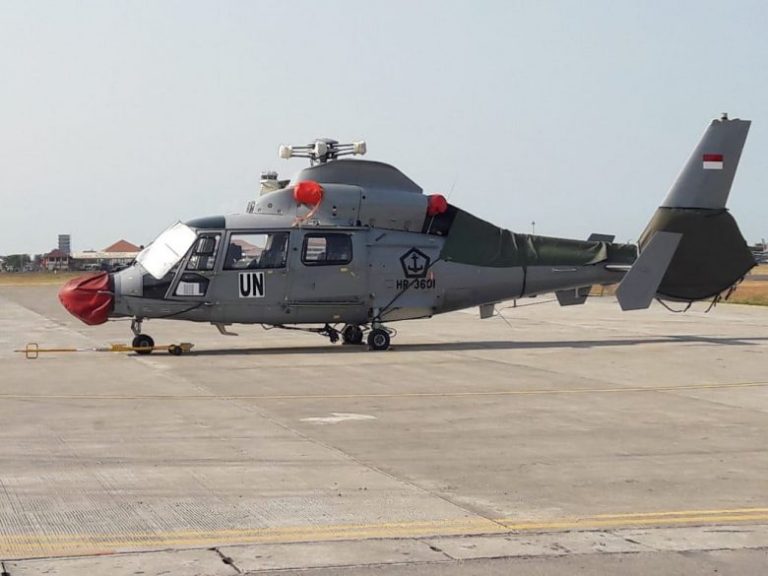 Helikopter Dauphin AS 365 N3 Dukung Satgas Misi PBB