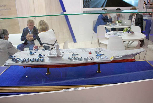 KGNC Rusia Pamerkan Rancangan Kapal Induk Ringan