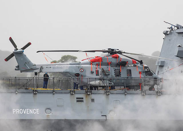 NH90 Prancis Jatuh di Kapal Induk Helikopter Dixmude – Militer.or.id