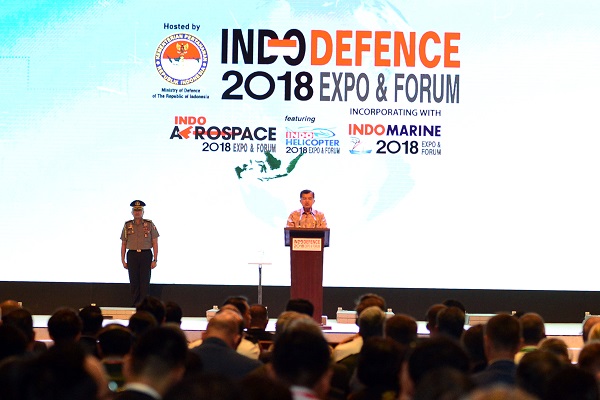 Jusuf Kalla Buka Indo Defence 2018 Expo & Forum