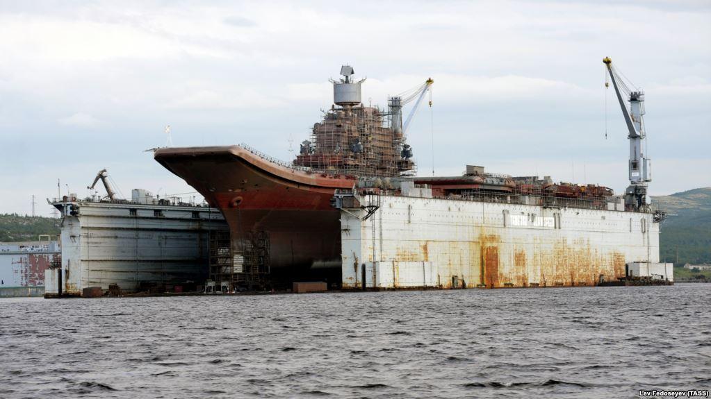 Nilai Kerusakan Kapal Induk Rusia Senilai Rp15,5 Miliar