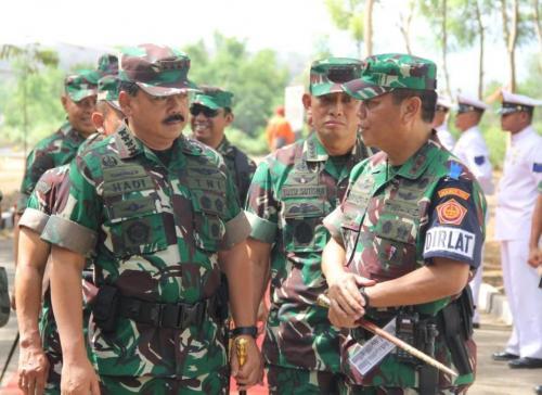 Latihan Bantuan Tembakan Terpadu Libatkan Tiga Matra TNI