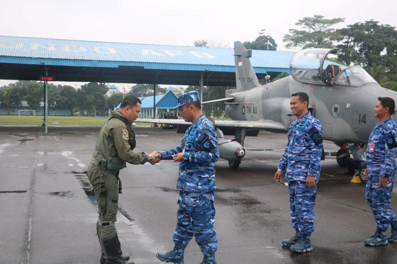 2 Pesawat Tempur Hawk 100/200 Tiba di Lanud Soewondo