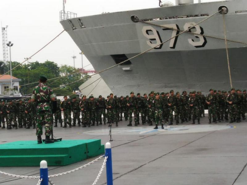 Satgas Yonif Para Raider 328 Berangkat ke Papua