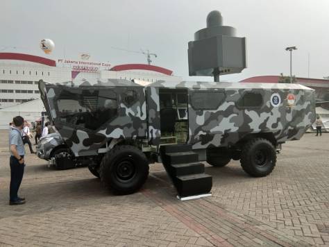 Prototipe radar pasif Kemhan - ITB di Indo Defence 2018 (Gombal Jaya)
