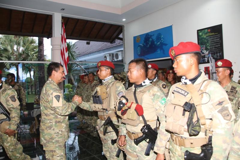 Wakasal Kunjungi Satuan Komando Pasukan Katak