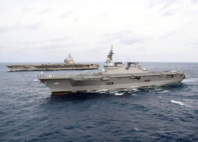 JS Hyuga – USS Ronald Reagen Patroli di Laut Filipina