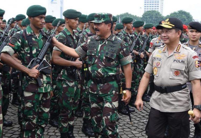 Panglima TNI – Kapolri Pimpin Apel Pengamanan Akhir Tahun