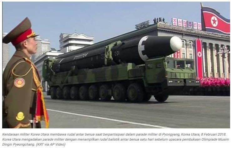 Korea Utara Memiliki 20 Bunker Pangkalan Rudal Konvensional