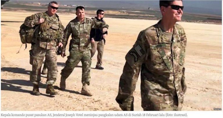 Trump Mengatakan Sebagian Kecil Pasukan AS Tetap Di Suriah