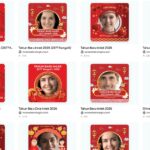 Sambut Tahun Kuda Api, 70 Link Twibbon Imlek 2026 Hadir dengan Desain Visual Modern dan Elegan