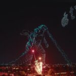 Strategi Pemasaran Inovatif Apple TV+: Ribuan Drone Bentuk Godzilla, Tantang Batasan Promosi Hiburan